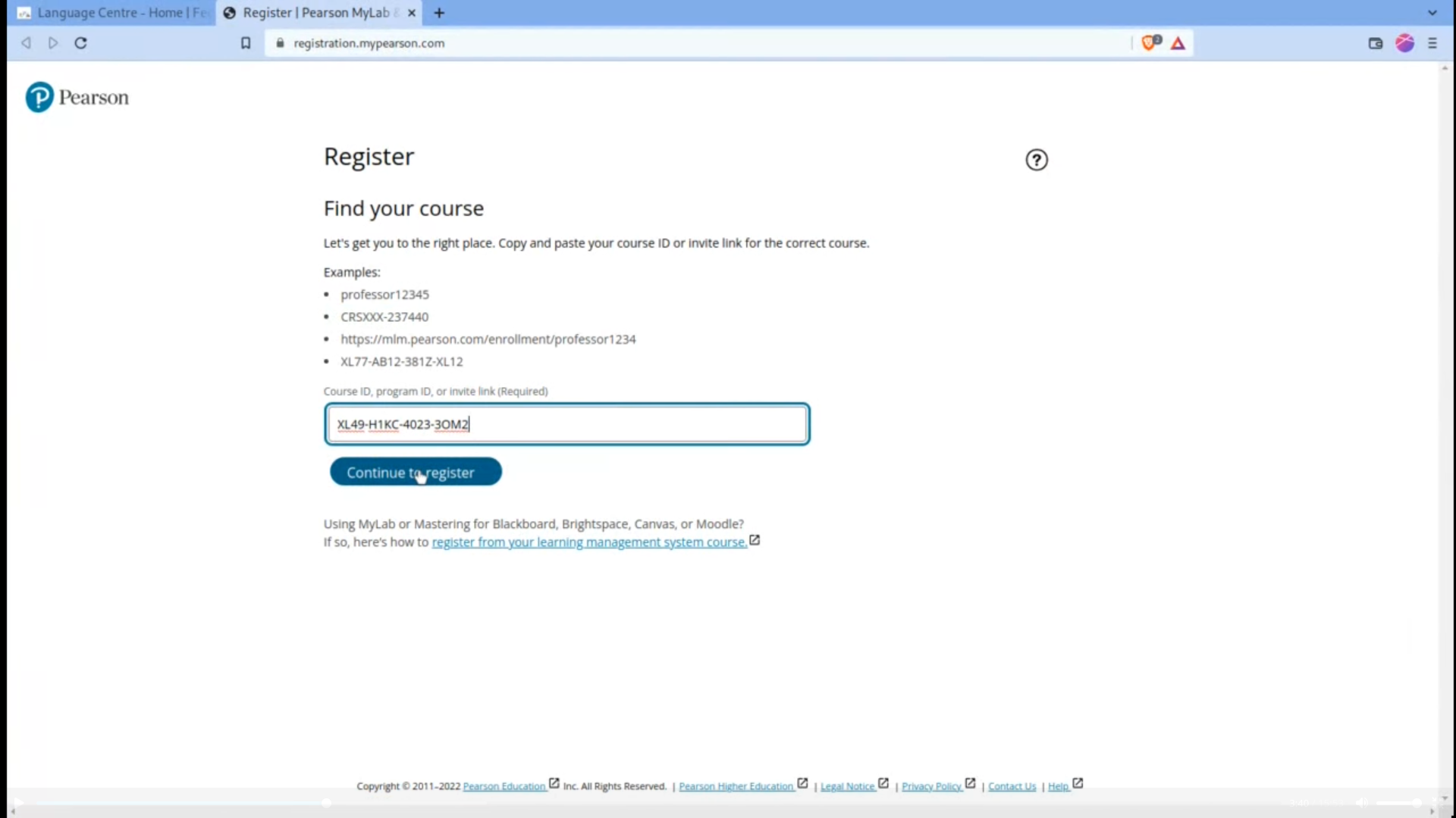 How to Create an Account for the Pearson MyFoundationsLab 